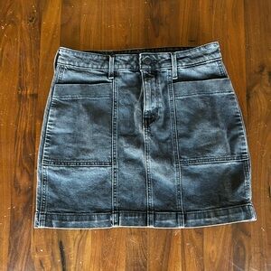 Old navy faded black mini skirt